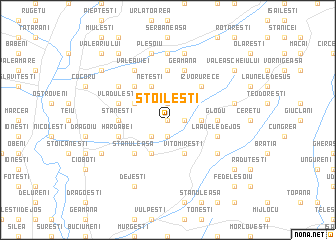 map of Stoileşti