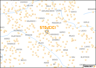 map of Stojčići