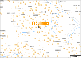 map of Stojkanići