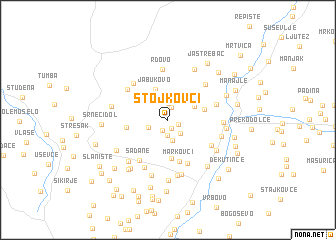 map of Stojkovci