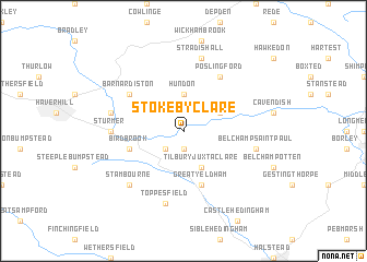 map of Stoke by Clare