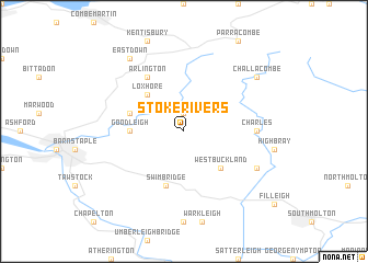 map of Stoke Rivers