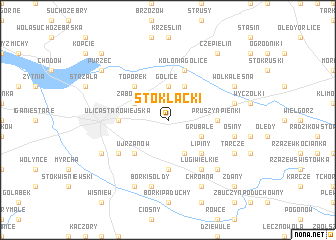 map of Stok Lacki