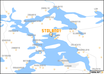 map of Stolbnoy