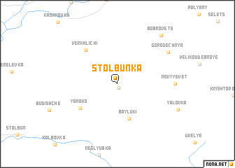 map of Stolbunka