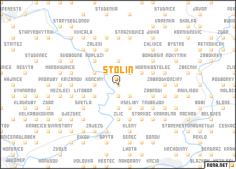 map of Stolín