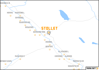 map of Stöllet