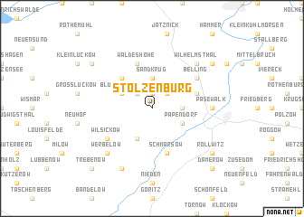 map of Stolzenburg