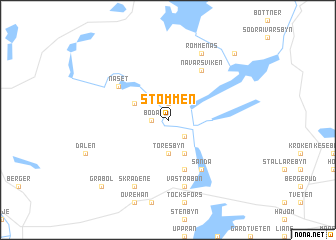 map of Stommen