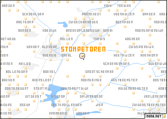 map of Stompetoren