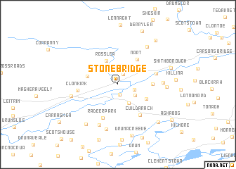 map of Stone Bridge