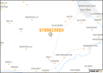 map of Stone Creek