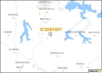 map of Stone Fort