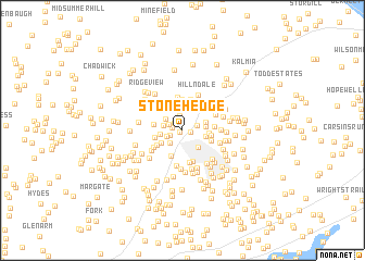 map of Stonehedge