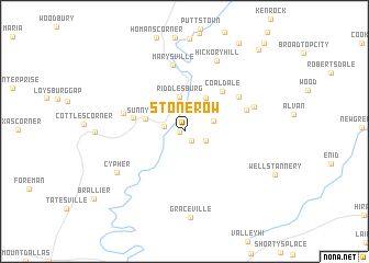 map of Stone Row