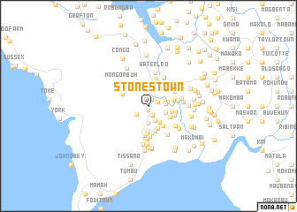 map of Stones Town