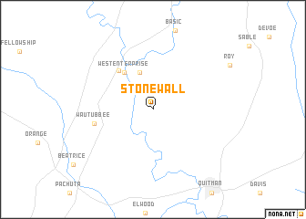 map of Stonewall