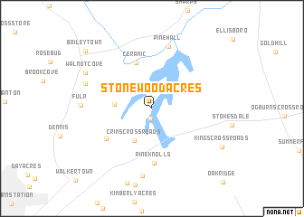 map of Stonewood Acres