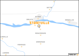 map of Stoneyville