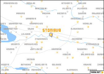 map of Stoniava