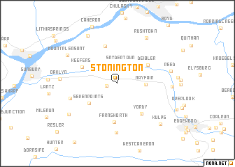 map of Stonington