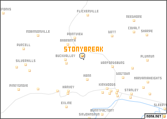 map of Stonybreak