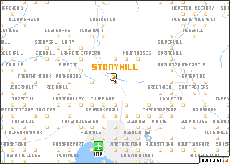 map of Stony Hill