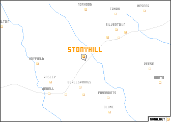 map of Stony Hill