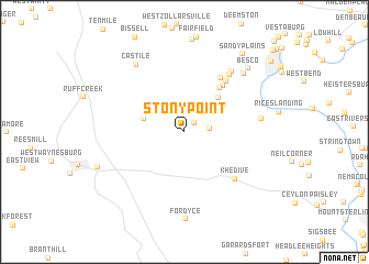 map of Stony Point