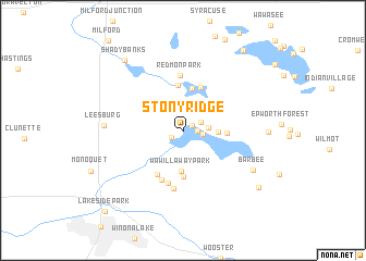 map of Stony Ridge