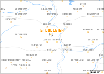 map of Stoodleigh