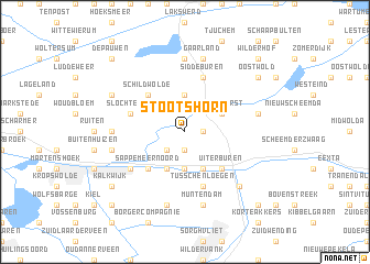 map of Stootshorn