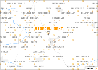 map of Stoppelmarkt