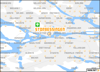 map of Stora Essingen