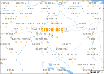 map of Stora Harg