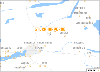 map of Stora Kopperöd