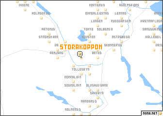 map of Stora Koppom