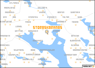 map of Stora Skärmnäs