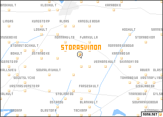 map of Stora Svinön