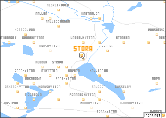 map of Storå