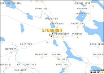 map of Storbron