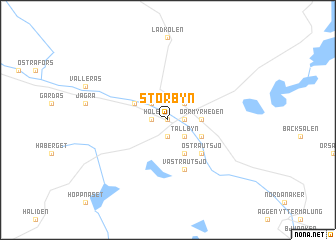 map of Storbyn