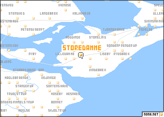 map of Store Damme