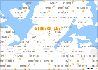 map of Store Karleby