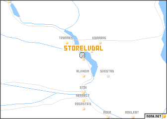 map of Stor Elvdal