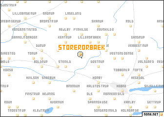 map of Store Rørbæk