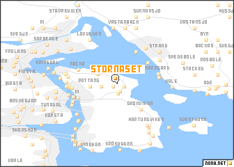 map of Stornäset