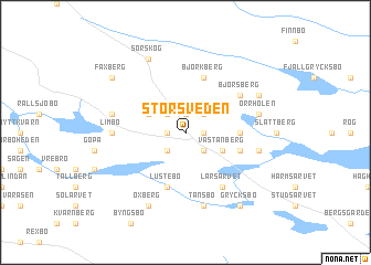 map of Storsveden