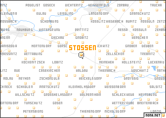 map of Stößen