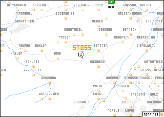 map of Stoss